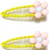 Echo Club House Floral Friend Beaded Hair Clips