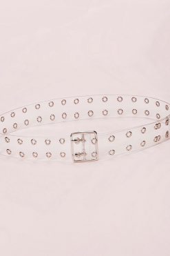 Echo Club House Accessories Clear Double Grommet Belt