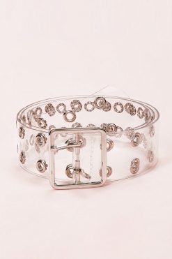 Echo Club House Accessories Clear Double Grommet Belt