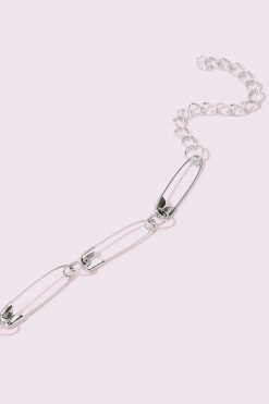 Echo Club House Punk AF Safety Pin Choker Accessories