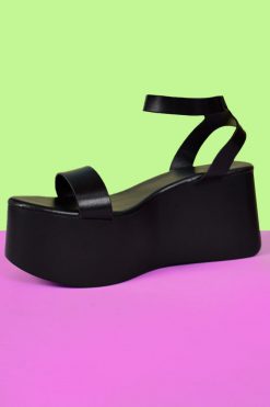 Echo Club House Seventeen Candles Ankle Strap Platforms Shoes