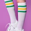 Echo Club House Fast Times Athletic Knee High Socks
