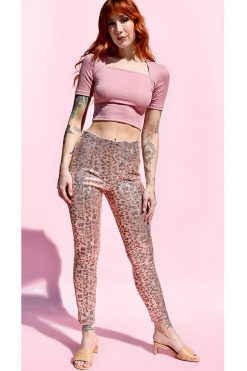 Echo Club House Stand Out Metallic Cheetah Deadstock Pants