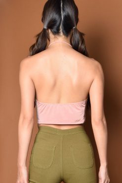 Echo Club House Sagittarius Strappy Front Halter - Peach