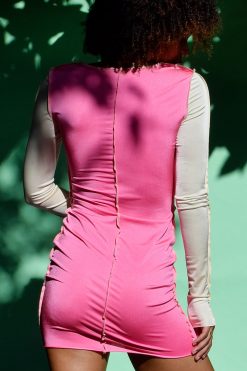 Echo Club House Clothes Malicious Behavior Reverse Stitch Dress