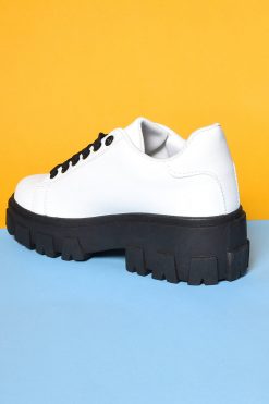 Echo Club House Shoes Virgo Rising White Platform Sneaker
