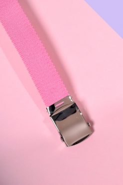 Echo Club House Tragic Kingdom Deadstock BB Pink Canvas Belt