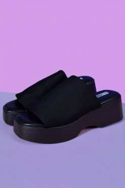 Echo Club House Shoes BBsitter's Club Deadstock 90s Sandals - Black