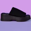 Echo Club House Shoes BBsitter's Club Deadstock 90s Sandals - Black