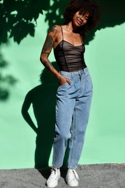 Echo Club House Clothes Portola Rouched Overlay Bodysuit