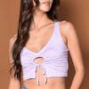 Echo Club House Clothes Instant Crush Circle Front Crop Top
