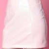 Echo Club House Biloxi Patent Mini Skirt - Blush Pink Clothes 1 Echo Club House Biloxi Patent Mini Skirt - Blush Pink Clothes