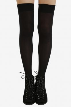 Echo Club House Black Out Thigh Highs