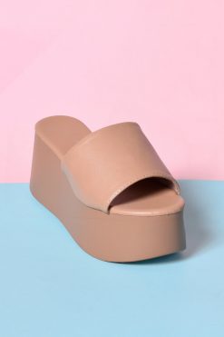 Echo Club House Set It Up Strap Super Platform - Beige