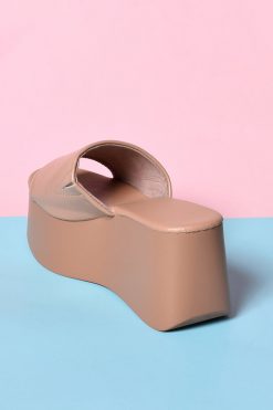 Echo Club House Set It Up Strap Super Platform - Beige