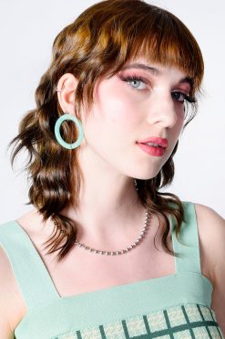 Echo Club House Circle Takes The Square Earrings