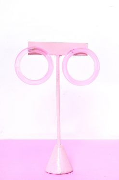 Echo Club House Circle Takes The Square Earrings