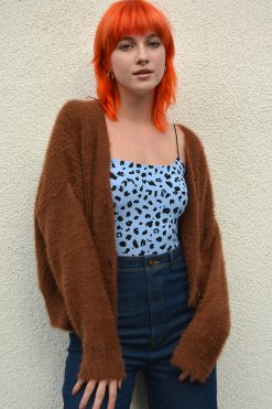 Echo Club House Clothes Feral Leopard Straight Neck Leotard