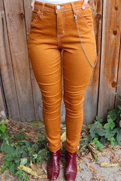 Echo Club House Clothes Copper Slim Fit Carpenter Pants By Dickies Girl