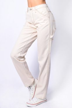 Echo Club House Clothes Natural Relaxed Carpenter Pants By Dickies Girl