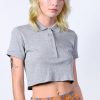 Echo Club House Clothes Crawford Cropped Polo Top