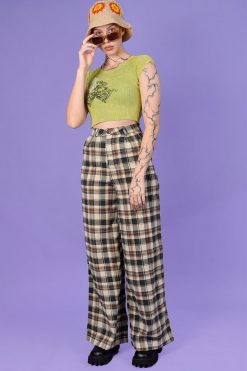 Echo Club House Deadstock Thermal Cropped Printed Tee