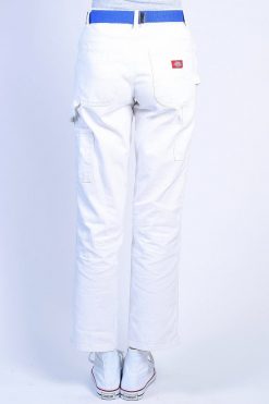Echo Club House Clothes White Relaxed Carpenter Pants By Dickies Girl