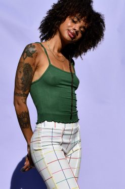 Echo Club House Lizzie Spaghetti Strap Tank Top