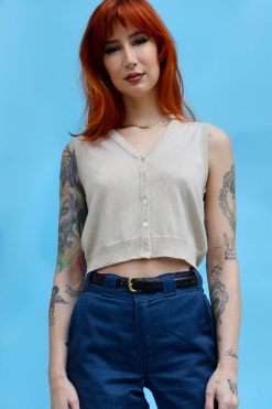 Echo Club House Bad 2 The Bone Sleeveless Sweater Top