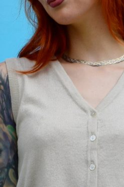 Echo Club House Bad 2 The Bone Sleeveless Sweater Top