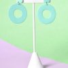 Echo Club House Secondhand News Drop Earrings - Mint