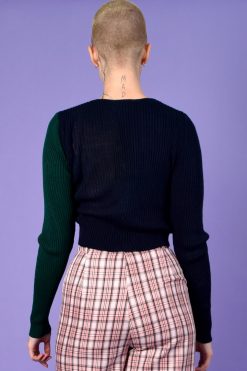 Echo Club House Not So Evil Twin Knit Cardigan By Daisy Street Clothes