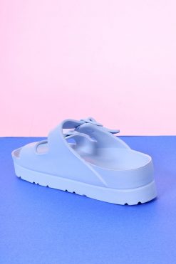Echo Club House Make A Plan Platform Double Strap Sandal - BB Blue