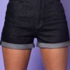 Echo Club House Holly Dark Rinse Denim High Rise Shorts Clothes