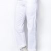 Echo Club House White Rolled Hem Work Pant By Dickies Girl