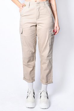 Echo Club House Clothes Khaki Cargo Utility Pants By Dickies Girl
