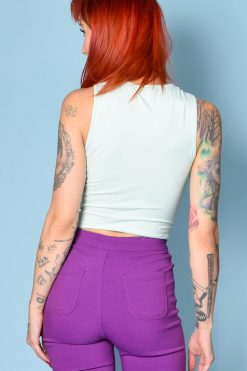 Echo Club House Move To Groove Swirl Sleeveless Top - Green Clothes