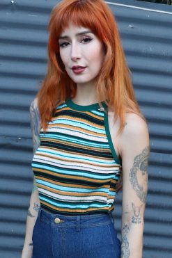 Echo Club House Janis Striped Knit Top Clothes