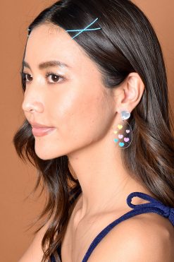 Echo Club House In The Clear Heart Dangle Earrings Accessories