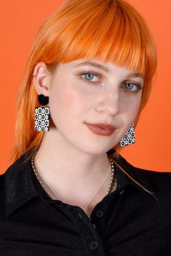 Echo Club House Playing With My Heart Retro Earrings