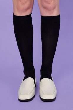 Echo Club House Accessories Black Out Knee High Socks