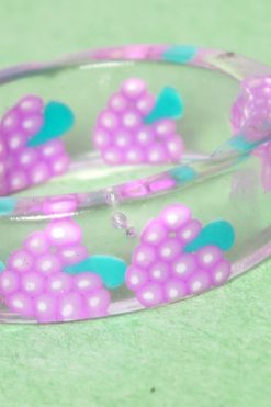 Echo Club House Good Grapes Clear Acrylic Ring