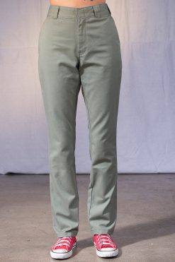 Echo Club House Olive Straight Leg Work Pant By Dickies Girl