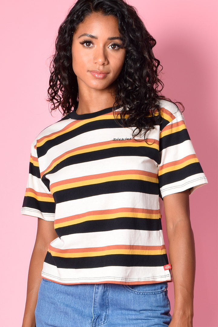 Echo Club House Clothes Blooms So Bright Tomboy Stripe Tee By Dickies Girl 3 Echo Club House Clothes Blooms So Bright Tomboy Stripe Tee By Dickies Girl