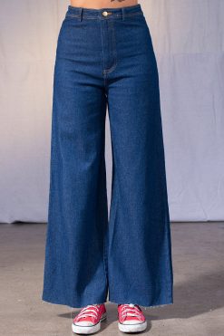 Echo Club House Clothes Miss World Wide Leg High Waist Denim