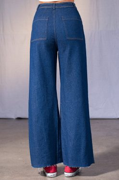 Echo Club House Clothes Miss World Wide Leg High Waist Denim