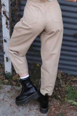 Echo Club House Olympia Slouchy Khaki Trousers