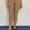 Echo Club House College Weekend Plaid Cropped Pants