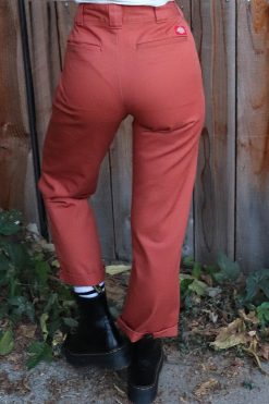 Echo Club House Rust Rolled Hem Work Pant By Dickies Girl 7 Echo Club House Rust Rolled Hem Work Pant By Dickies Girl