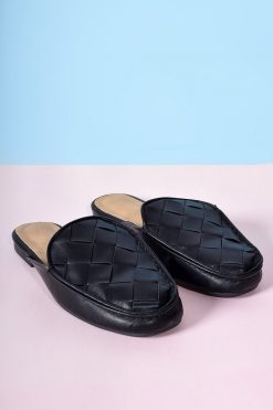 Echo Club House Shoes Take It Easy Woven Mule